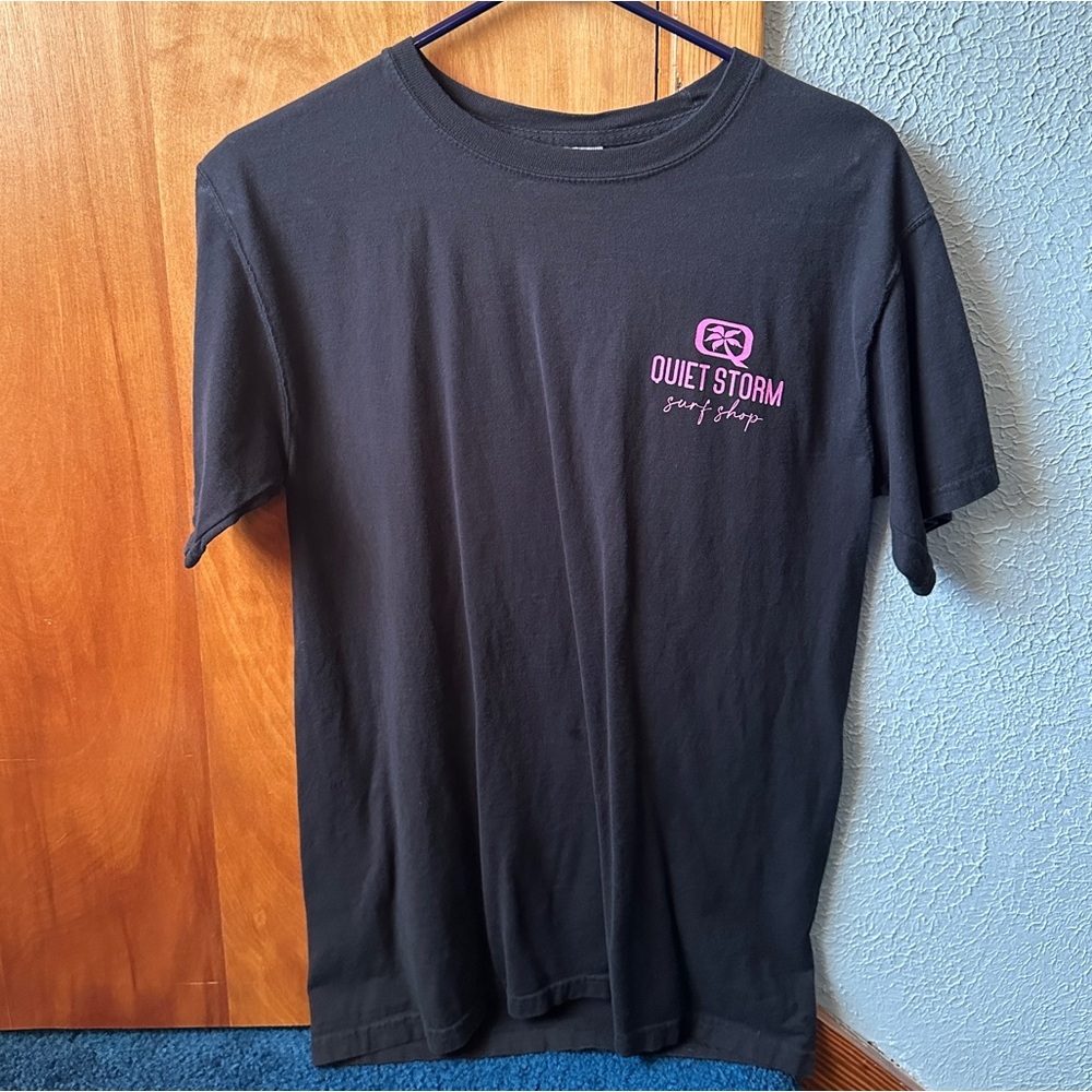 quiet storm beach short sleeve t-shirt